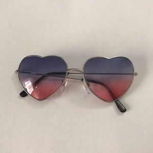 Heart shaped sunglasses